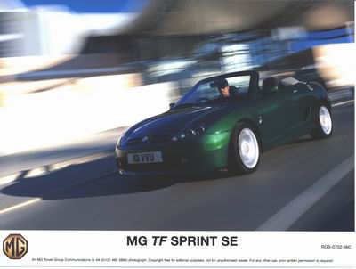 de MG TF SE Sprint